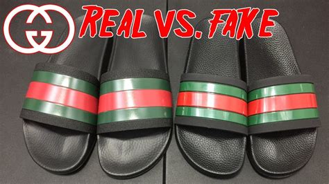 gucci sandals fake vs real|knockoff gucci sneakers.